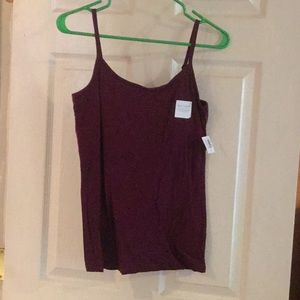 Maroon tank top